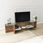 Hanah Home Escape TV - Walnut